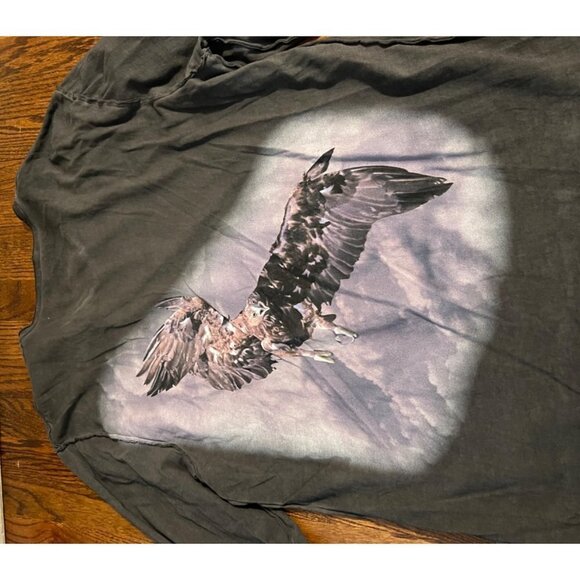 Conservation Robert Comstock Birds of Prey Grey V-Neck Sz XL - Picture 6 of 9